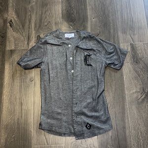 Crooks and Castles baseball style shirt